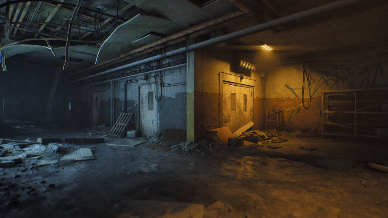 Derelict Corridor 04